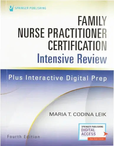 Family Nurse Practitioner certification review textbook
