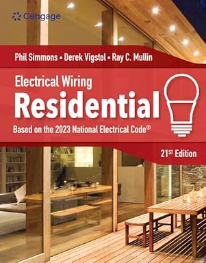 Blueprints for Mullin/Simmons/Vigstol's Electrical Wiring Residential 21st Edition