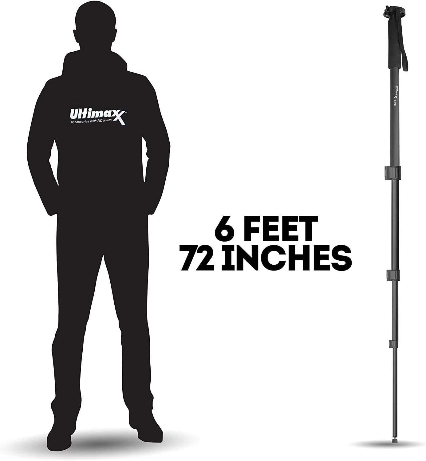 72" Monopod W/Quick Release for Canon, Nikon, Sony, Samsung, Olympus, Fujifilm, Panasonic, Pentax, and Other Digital SLR Cameras/Universal Camcorders