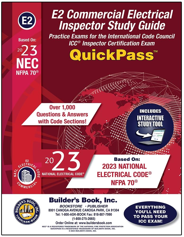 E2 Commercial Electrical Inspector Quickpass Study Guide Based on 2023 NFPA 70