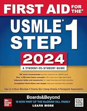 first aid usmle step 1 2024 textbook