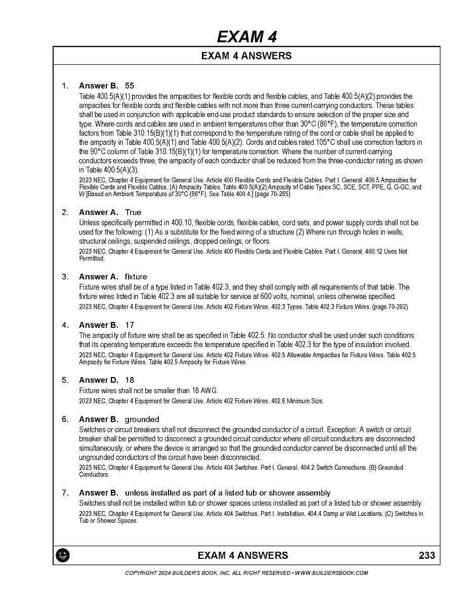 E2 Commercial Electrical Inspector Quickpass Study Guide Based on 2023 NFPA 70