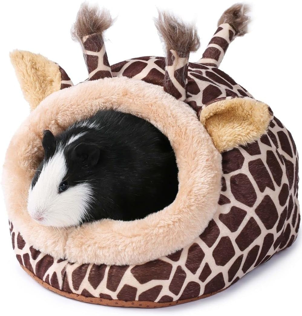Warmer Hedgehog Supplies Toys House Cage Accessories Bed Sleeping Bag (L,Giraffe)