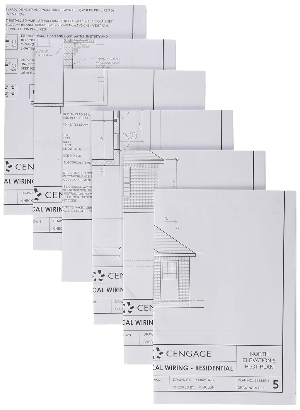 Blueprints for Mullin/Simmons/Vigstol's Electrical Wiring Residential 21st Edition