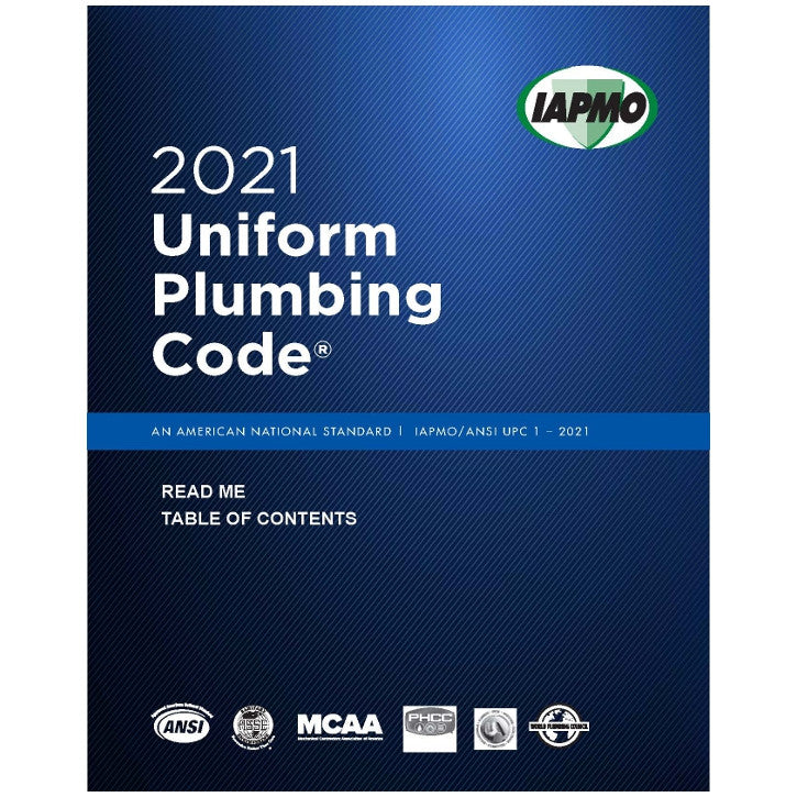 2021 Uniform Plumbing Code