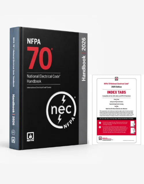 NFPA 70 NEC Handbook 2026 with Index Tabs