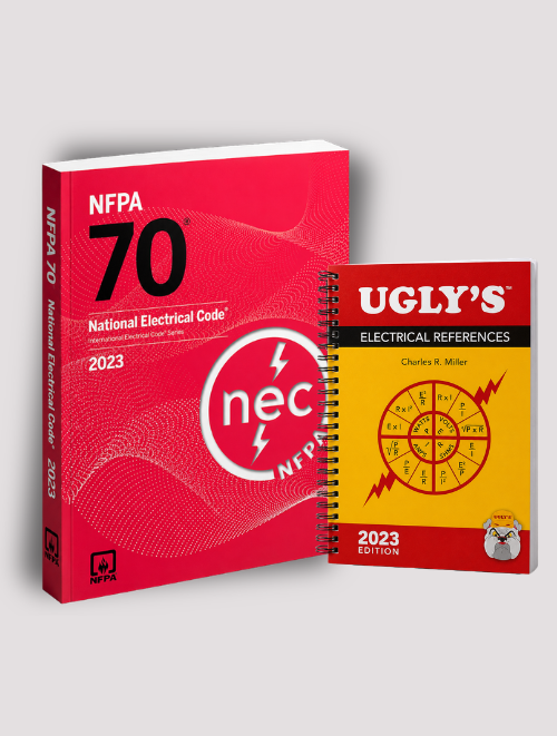 NFPA 70 NEC 2023 Paperback with Ugly’s Electrical References 2023 Edition Combo