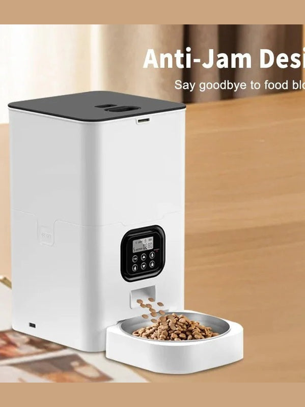 Wifi-Enabled Smart Pet Feeder - App Control & Remote Feeding | HEYBO