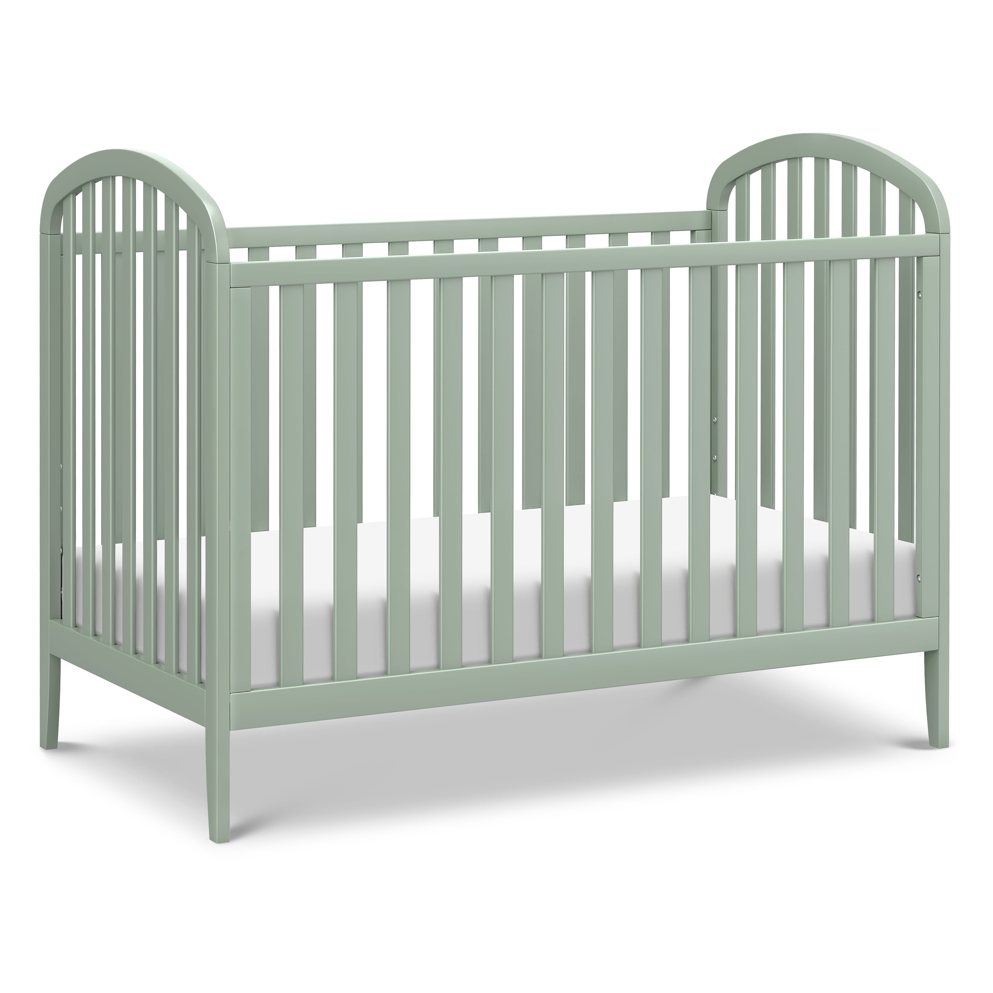 Beau 3-In-1 Convertible Crib – Light Sage, Converts to Toddler Bed and Daybed, Adjustable Mattress Height