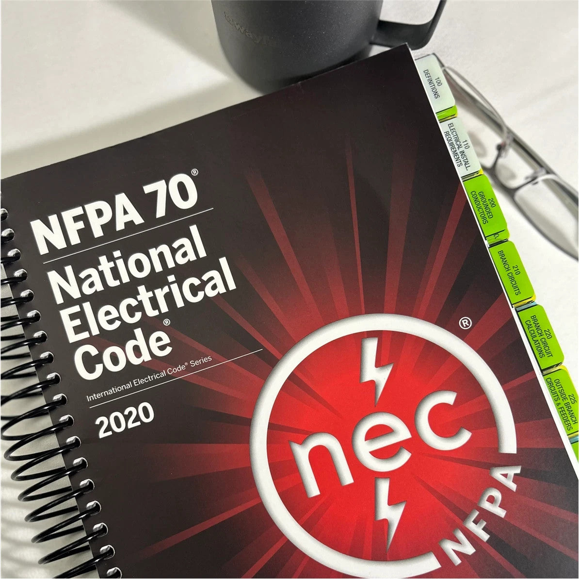 NFPA 70 National Electrical Code 2020 Edition Spiral with EZ Tabs