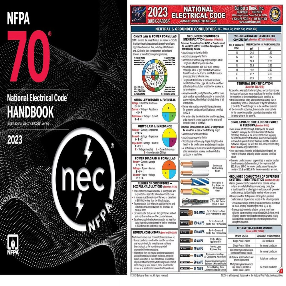 NFPA 70 National Electrical Code 2020 Edition Spiral with EZ Tabs