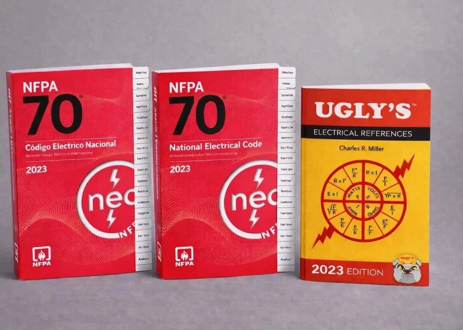 NEC 2023 Spanish and English, Combo with Tabs and Ugly’s Electrical References