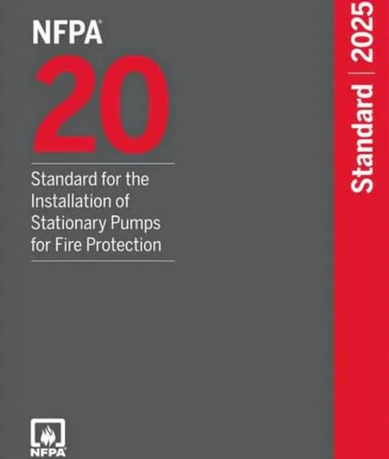 NFPA 20 Standard for the Installation of Stationary Pumps for Fire 2025 PB